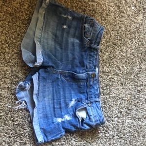 Denim shorts